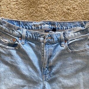 American Eagle Light Blue Jeans New Barrel Jean style!  Like new, only worn 1x